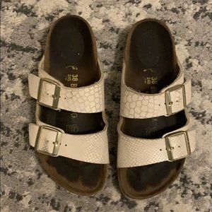 Metallic Alligator Birkenstocks